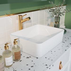 DeerValley DV-1V031 Vessel Sinks Durable Ceramic Easy Install Scratch-Resistant