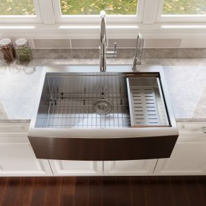 DeerValley DV-1K0189 Stainless Steel Kitchen Sinks Single Bowl Drop-In Workstation